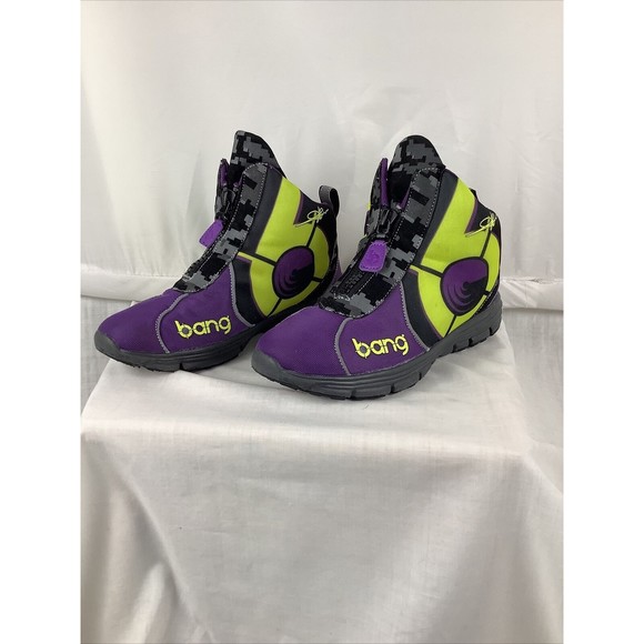 Bang Size 6 Energy Drink Shoes womens Purple Rare Promotional Shoes high tops - Picture 1 of 7